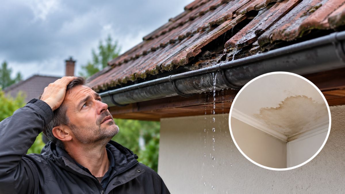 Beázó tető javítása – sérült tető és mennyezeti beázás